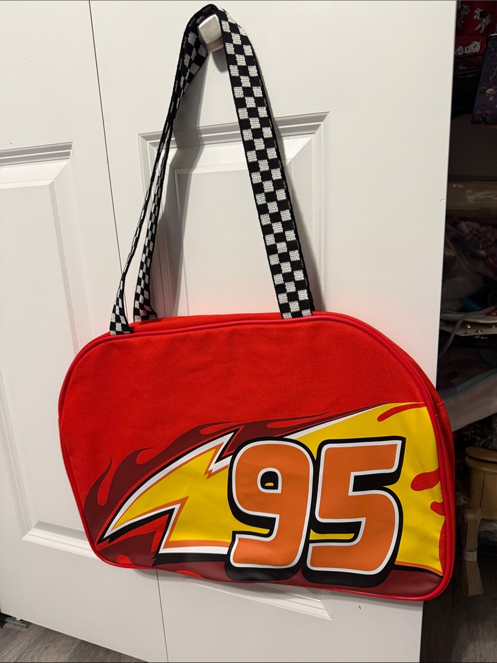 Lighting McQueen Red Racing Number 95 Shoulder Bag